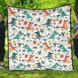 Cute Crocodile Pattern DHCDHC DT1910 Quilt Blanket and Home Decor