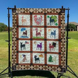 Cute Dog 14 DHCLD0909 Quilt Blanket and Home Decor