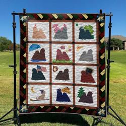Cute Dog 16 DHCLD0909 Quilt Blanket and Home Decor