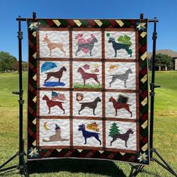 Cute Dog 25 DHCLD0909 Quilt Blanket and Home Decor