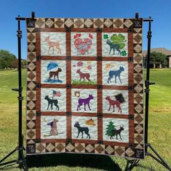 Cute Dog 28 DHCLD0909 Quilt Blanket and Home Decor