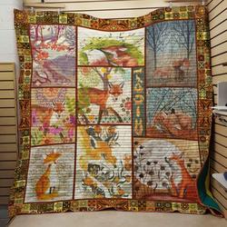 Cute Fox Quilt and Home Decor