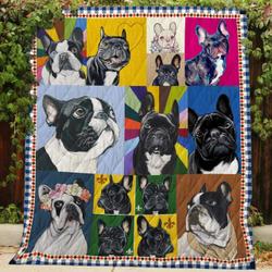 Cute French Bull Jfj Quilt Syy and Home Decor