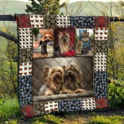CUTE YORKSHIRE TERRIER PETS DOG 3D Blanket TH0607 Quilt and Home Decor