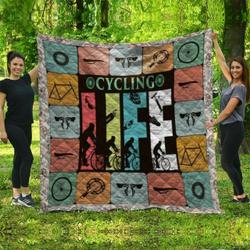 Cycling Life NTTH011298 3D Customized Quilt and Home Decor
