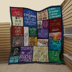 Cycling My Bike Takes Me Places NDK060795 3D Customized Quilt and Home Decor