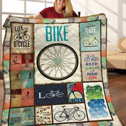 Cycling Quilt Blanket C9B240204NM and Home Decor