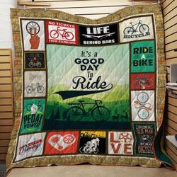 Cycling Quilt Blanket Dhc13124073Vt and Home Decor