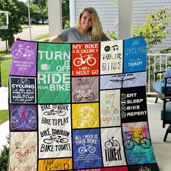 Cycling Quilt Blanket Dhc1312595Vt and Home Decor
