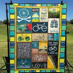 Cycologist Quilt Blanket Yhl3  Quilt and Home Decor