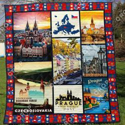Czech Republic Quilt Blanket Th1307 and Home Decor