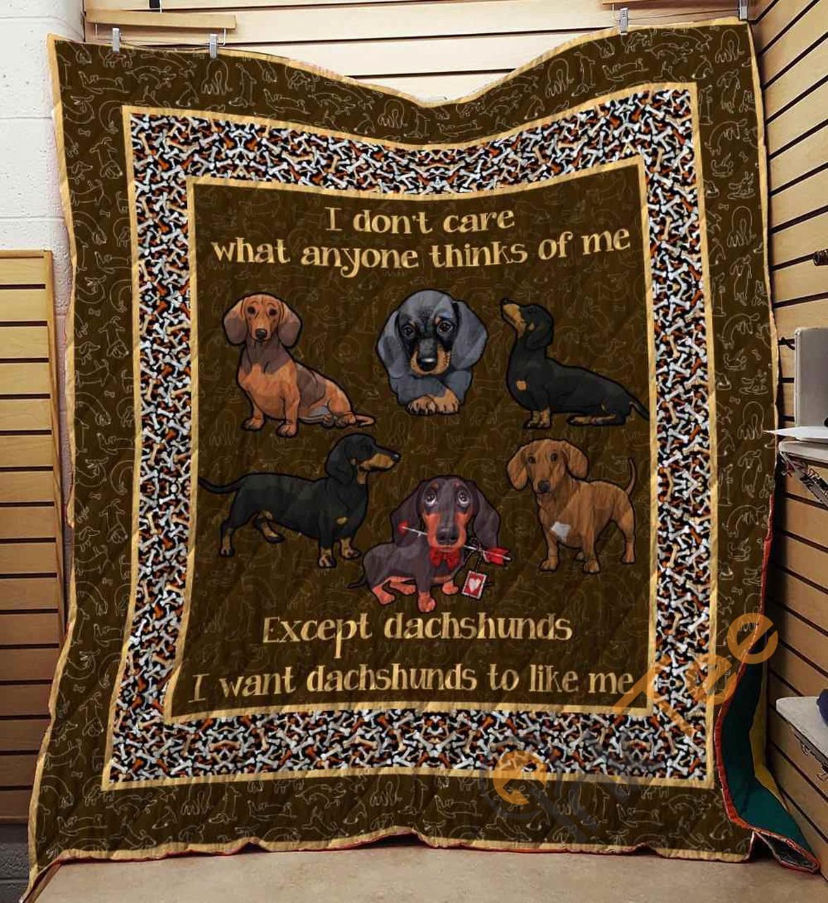Dachshund 09 Blanket TH10072019 Quilt and Home Decor