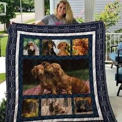 Dachshund 3D Customized Quilt Blanket 1943 and Home Decor