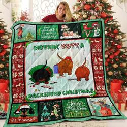 Dachshund Cutie 3D Customized Quilt and Home Decor