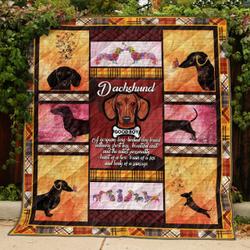 Dachshund Definition GH3 TVM NNQ131098 3D Customized Quilt and Home Decor