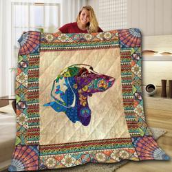 Dachshund FA12 NDK060795 3D Customized Quilt and Home Decor