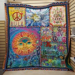 Dachshund Happy Holo Wienier U Quilt Bz and Home Decor