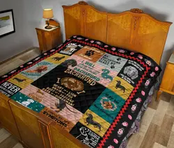 Dachshund Heart Of A Lion Quilt Taao Bubl and Home Decor