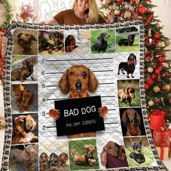 Dachshund Hur Quilt Bevrnf and Home Decor