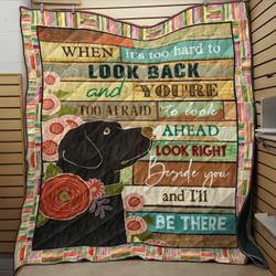 Dachshund I Will Be There BH4 NTTH011298 3D Customized Quilt and Home Decor
