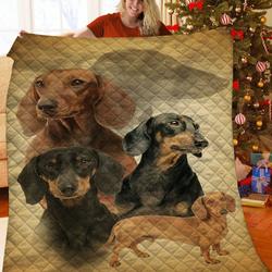 Dachshund Jfj Quilt Rjk and Home Decor
