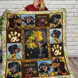 Dachshund Jfj Quilt Rkj and Home Decor