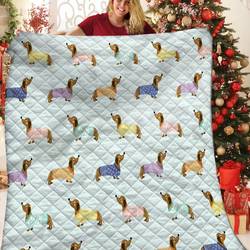 Dachshund Jfj Quilt Ryz and Home Decor