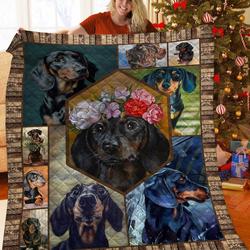 Dachshund Jfj Quilt Shg and Home Decor