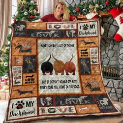 Dachshund LL Light It Up 3D Customized Quilt and Home Decor