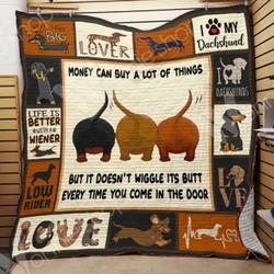 Dachshund Low Rider Quilt Blanket Dhc04011677Dd and Home Decor
