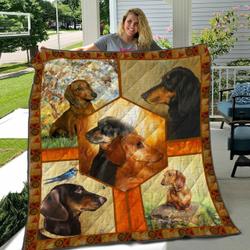 Dachshund Painting NNQ131098 JK4 VTH 3D Customized Quilt and Home Decor