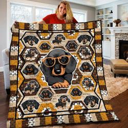 Dachshund Quilt Blanket BBB130511HT and Home Decor
