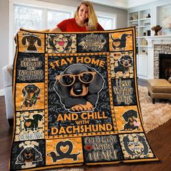 Dachshund Quilt Blanket BBB130512HT and Home Decor