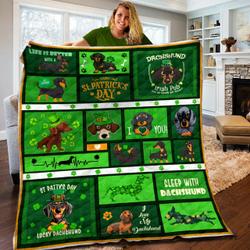 Dachshund Quilt Blanket Bbb180225Dt and Home Decor