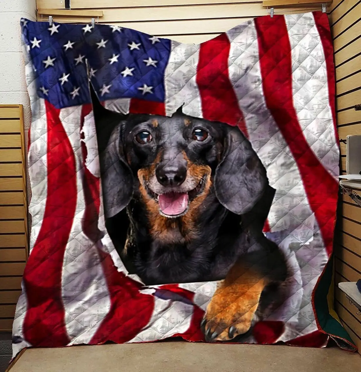 Dachshund Quilt Blanket C9B0504139NH and Home Decor