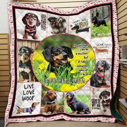 Dachshund Quilt Emu and Home Decor