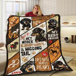 Dachshund TB161012 JK17 3D Customized Quilt and Home Decor