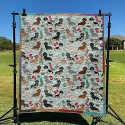 Dachshund Td2809329 Quilt Blanket and Home Decor