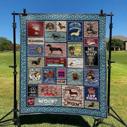 Dachshund Td2809330 Quilt Blanket and Home Decor