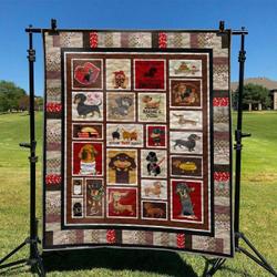 Dachshund Td2809342 Quilt Blanket and Home Decor
