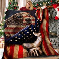 Dachshund Us Quilt Blanket ABC06011135 and Home Decor