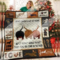 DachshundLove V2 Max 3D Customized Quilt and Home Decor