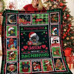 Dachshunds Christmas Dachshund Doxie Wiener Dog Lovers CL291220043MI Quilt Blanket and Home Decor