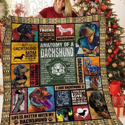 Dachshunds Collection Dachshund Doxie Wiener Dog Lovers CL291220058MI Quilt Blanket and Home Decor
