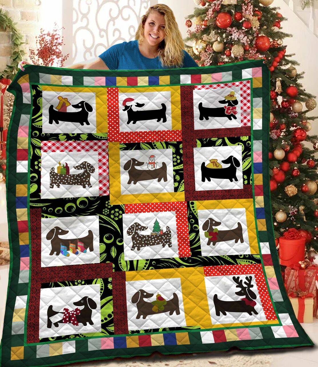 Dachshunds Collection Dachshund Doxie Wiener Dog Lovers CL291220218MI Quilt Blanket and Home Decor