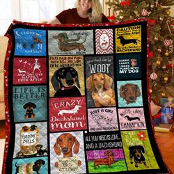 Dachshunds Collection Dachshund Doxie Wiener Dog Lovers CL291220249MI Quilt Blanket and Home Decor