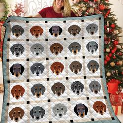Dachshunds Cute Dachshund Doxie Wiener Dog Lovers CL291220240MI Quilt Blanket and Home Decor