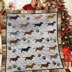 Dachshunds In My Home Dachshund Doxie Wiener Dog Lovers CL291220134MI Quilt Blanket and Home Decor