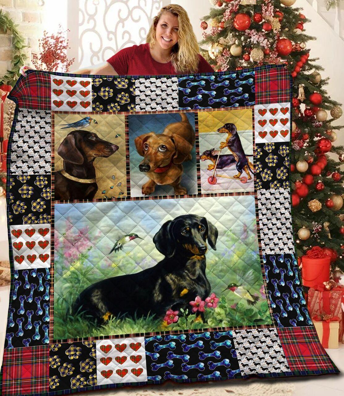 Dachshunds Life Dachshund Doxie Wiener Dog Lovers CL291220066MI Quilt Blanket and Home Decor