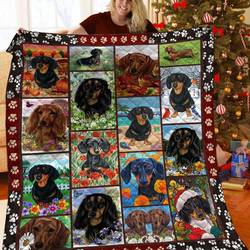 Dachshunds Life Dachshund Doxie Wiener Dog Lovers CL291220235MI Quilt Blanket and Home Decor